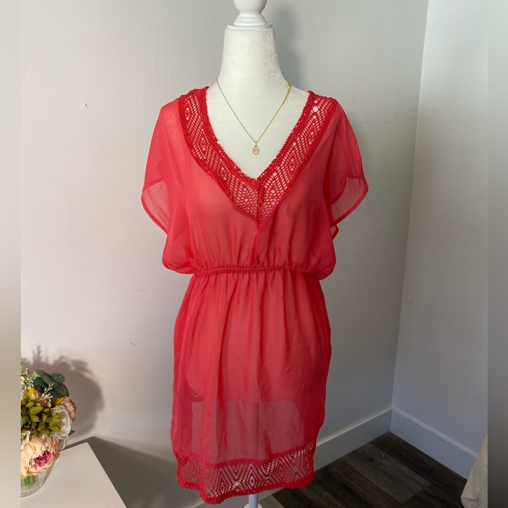 Arizona Beach Tunic Bikini Swimsuit Coverup Size Medium